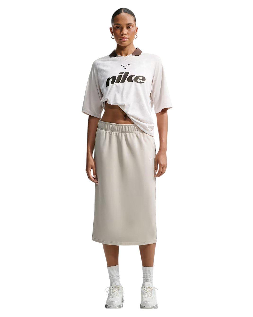 Nike Women's Sportswear Loose Midi Track Skirt - Cream - CREAM